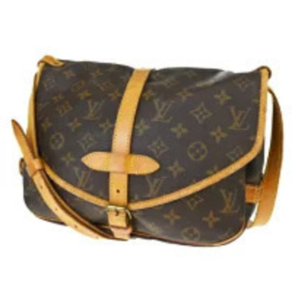 Louis Vuitton Saumur Shoulder Bag Monogram Leather